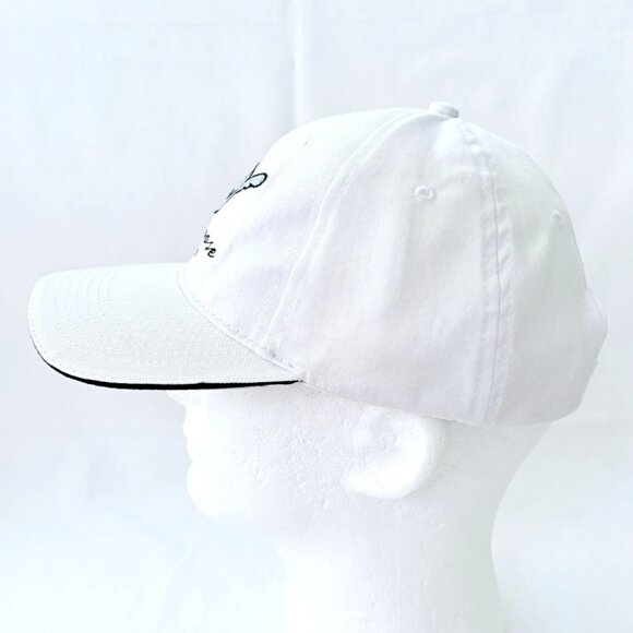 Hang Loose Hawaii Embroidered White Adjustable Strapback Baseball Cap Hat - Picture 3 of 8